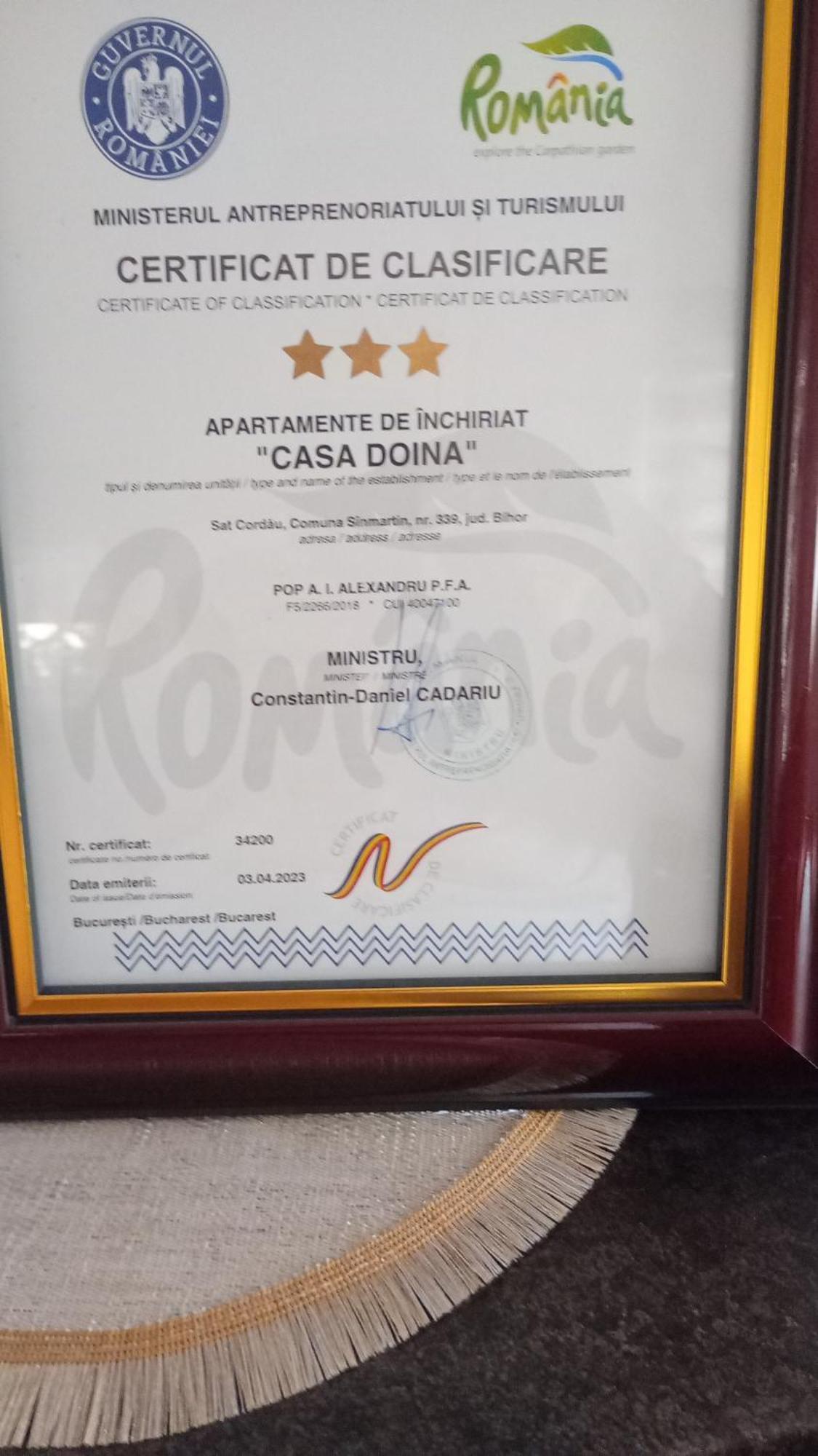 Casa Doina Apartment Băile Felix Екстериор снимка